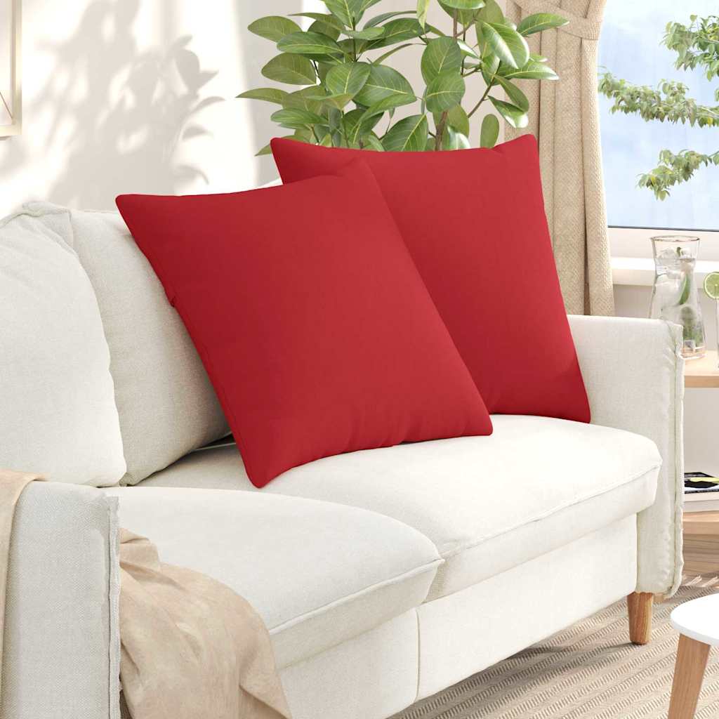 JUNG Vida Sofakissen 2 pcs Rot 60 x 60 cm Stoff