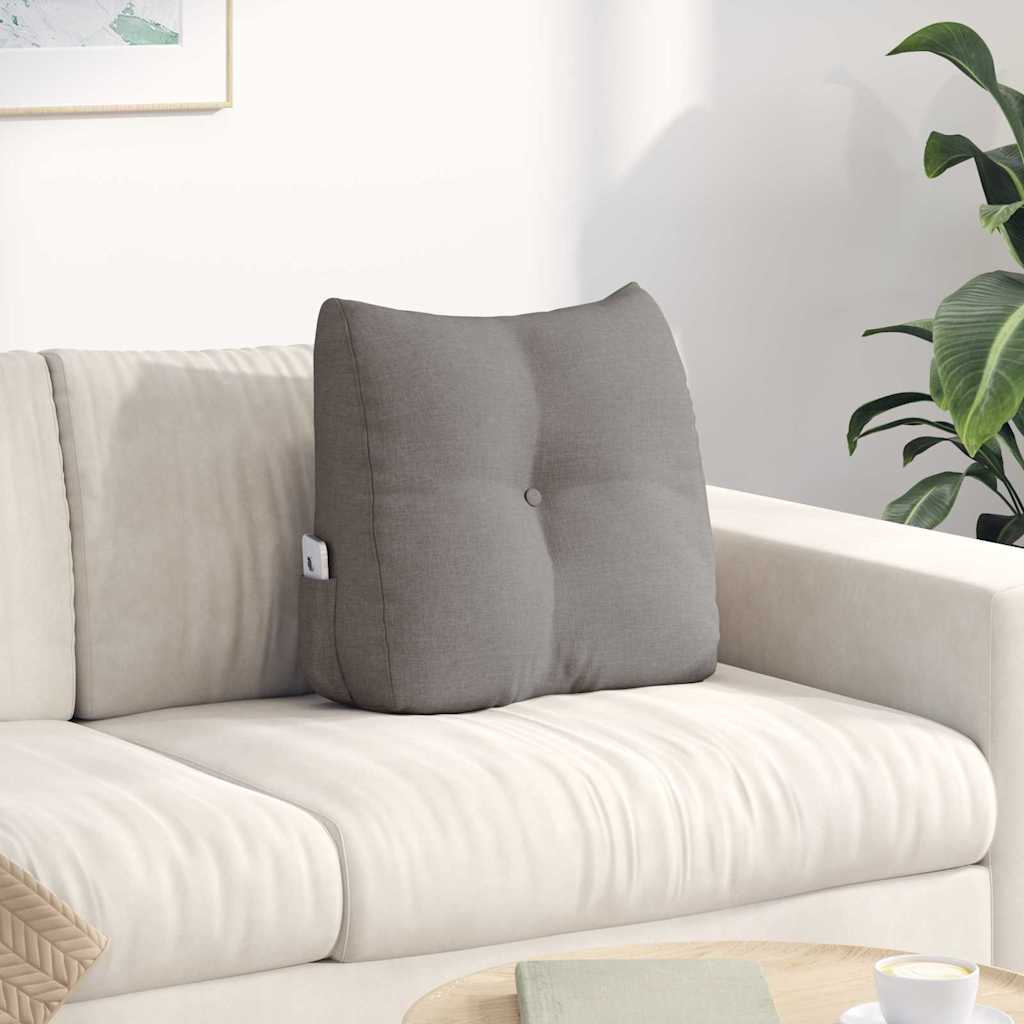 JUNG Vida Rücken Kissen Taupe 45 x 24 x 50 cm Stoff