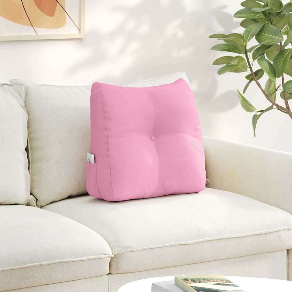 JUNG Vida Rücken Kissen Rosa 45 x 24 x 50 cm Stoff