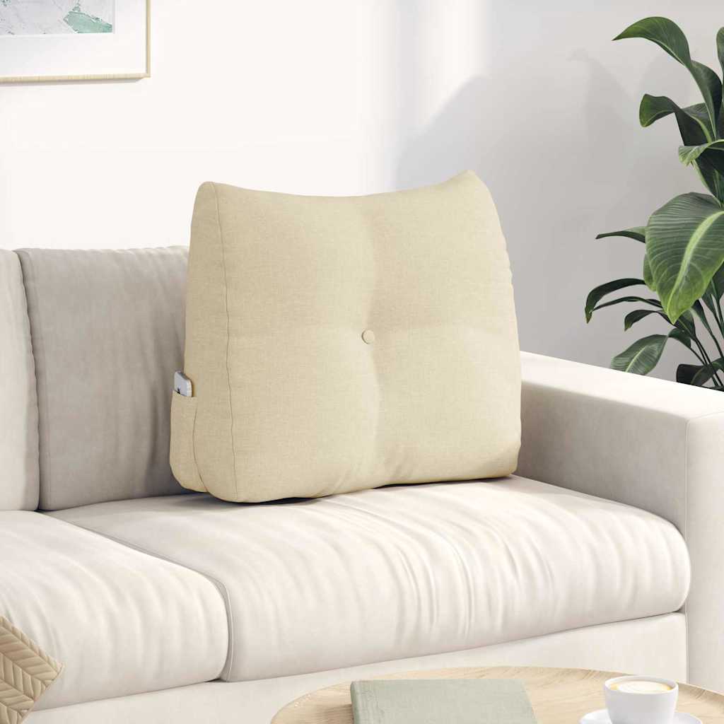 JUNG Vida Rücken Kissen Creme 60 x 24 x 50 cm Stoff