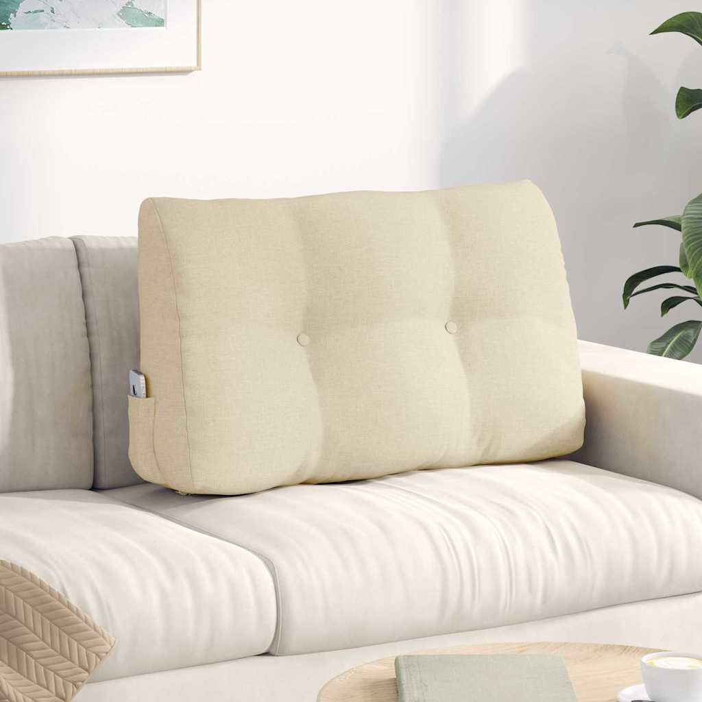 JUNG Vida Rücken Kissen Creme 80 x 24 x 50 cm Stoff