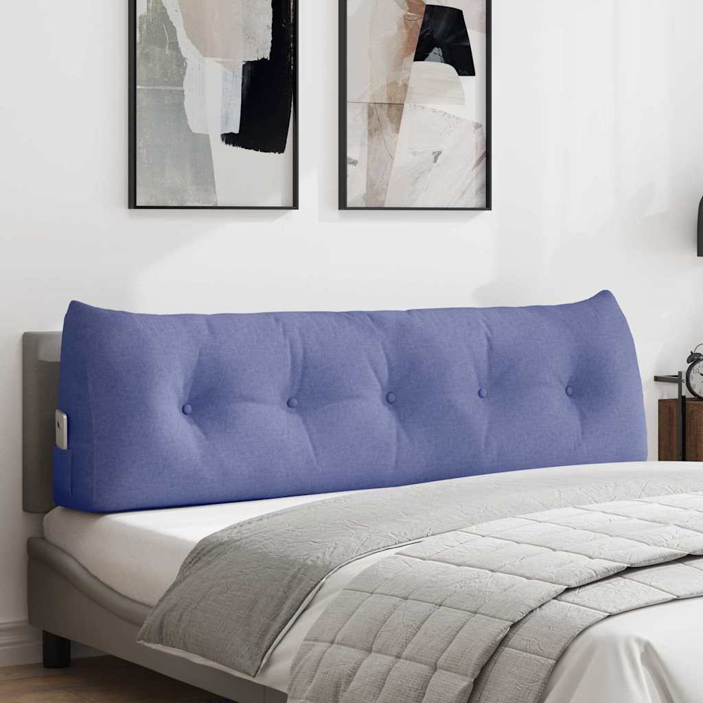 JUNG Vida Rücken Kissen Jeans blau 160 x 24 x 50 cm Stoff
