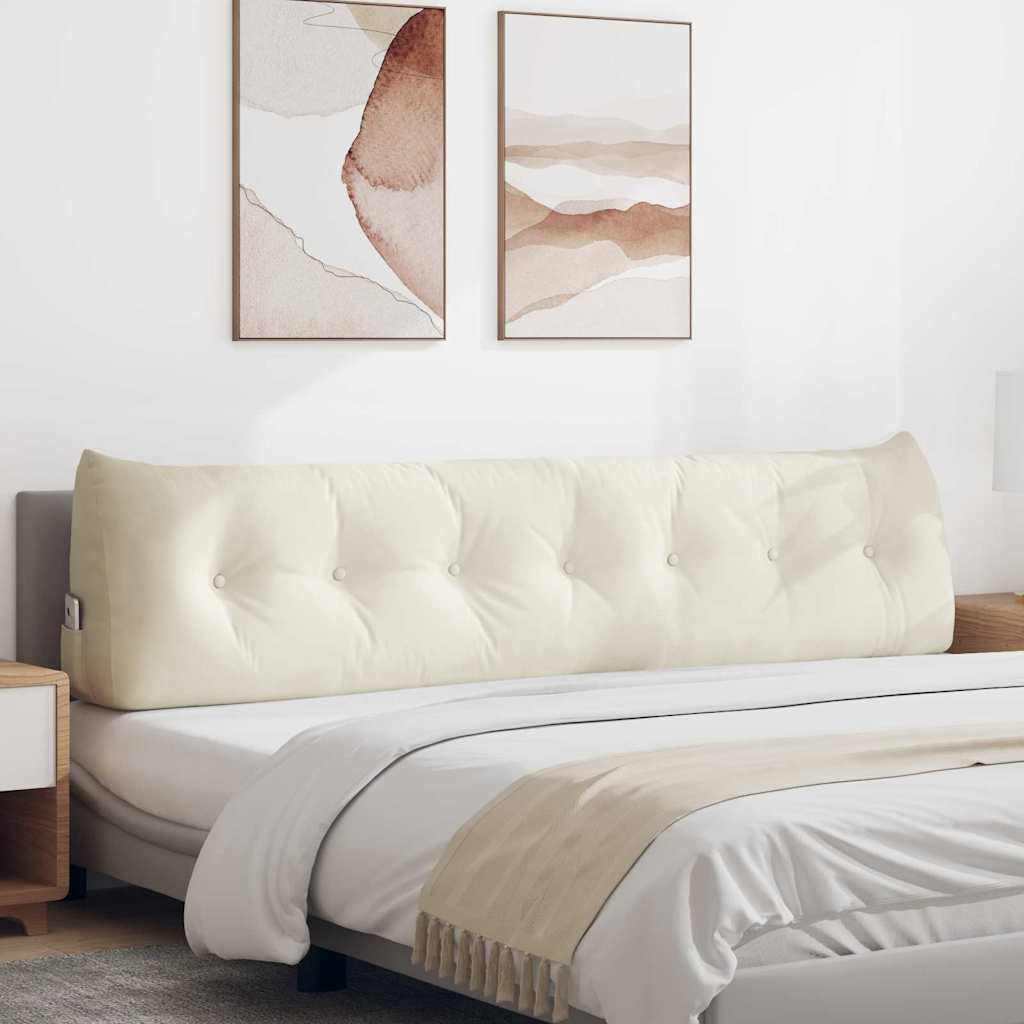 JUNG Vida Rücken Kissen Creme 200 x 24 x 50 cm Samt