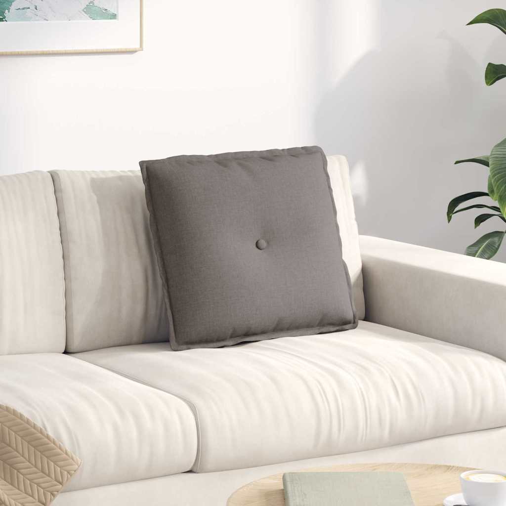 JUNG Vida Rückenkissen Taupe 50 x 19 x 45 cm Stoff