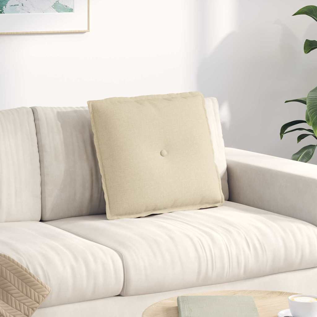 JUNG Vida Rückenkissen Creme 50 x 19 x 45 cm Stoff