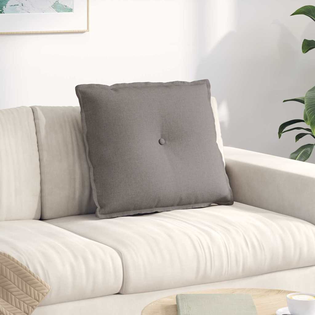 JUNG Vida Rückenkissen Taupe 60 x 19 x 50 cm Stoff