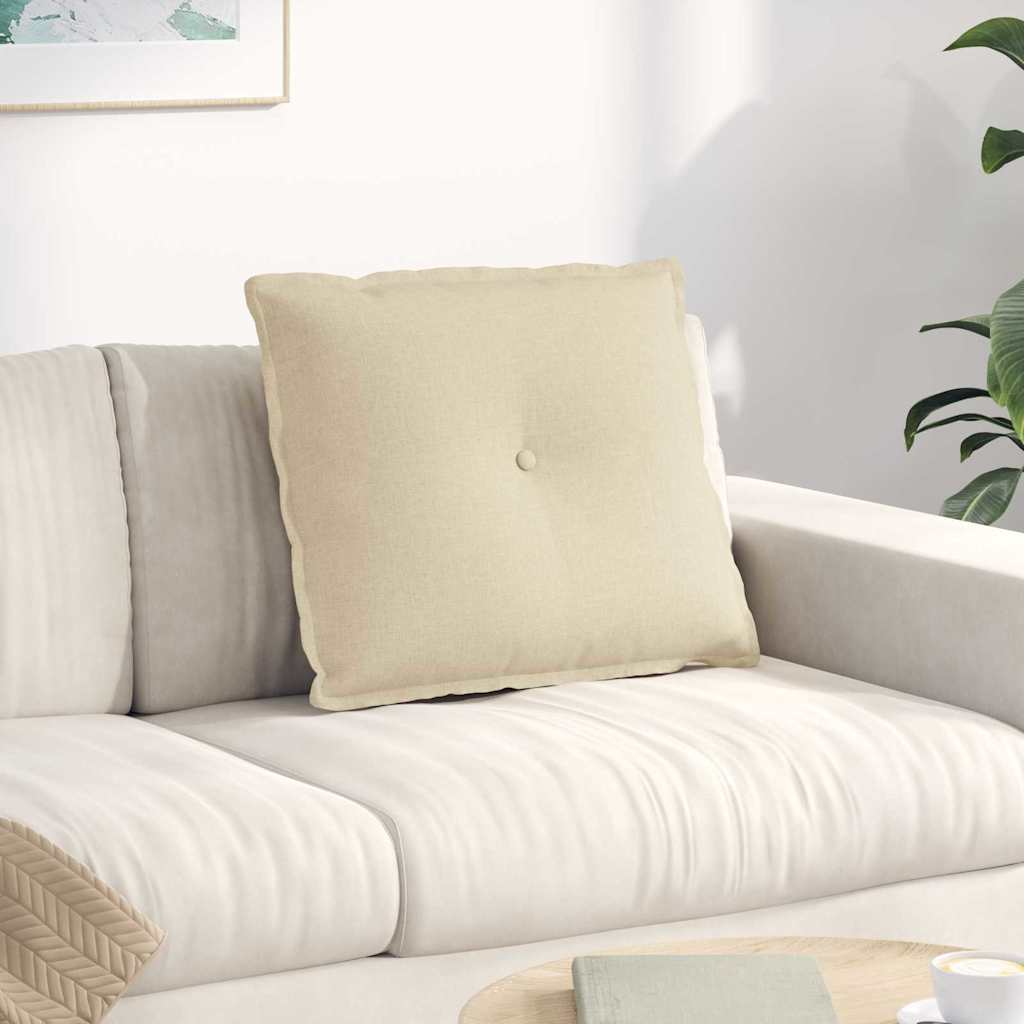 JUNG Vida Rückenkissen Creme 60 x 19 x 50 cm Stoff