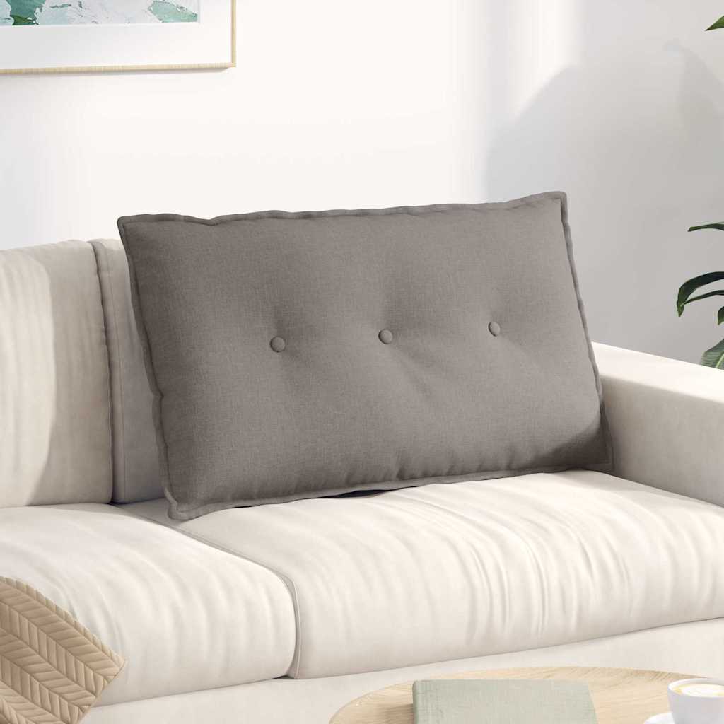 JUNG Vida Rückenkissen Taupe 80 x 19 x 50 cm Stoff