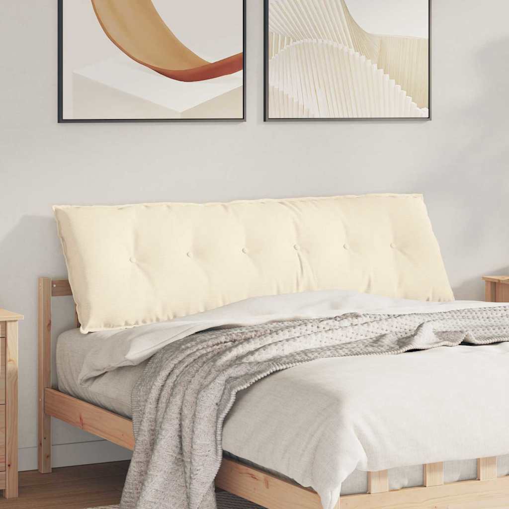 JUNG Vida Rückenkissen Creme 160 x 50 cm Cordstoff