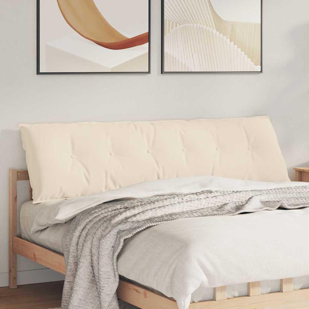 JUNG Vida Rückenkissen Beige 180 x 50 cm Mikrofaserstoff