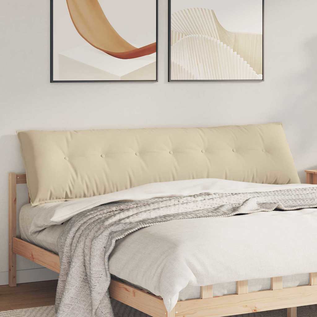 JUNG Vida Rückenkissen Creme 200 x 50 cm Mikrofaserstoff