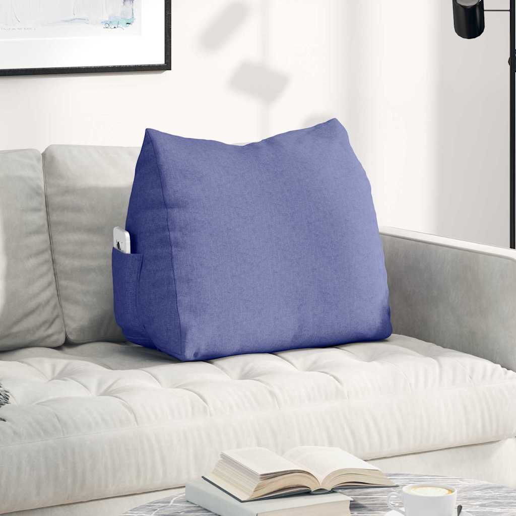 JUNG Vida Rückenkissen Jeans blau 60 x 20 x 50 cm Stoff