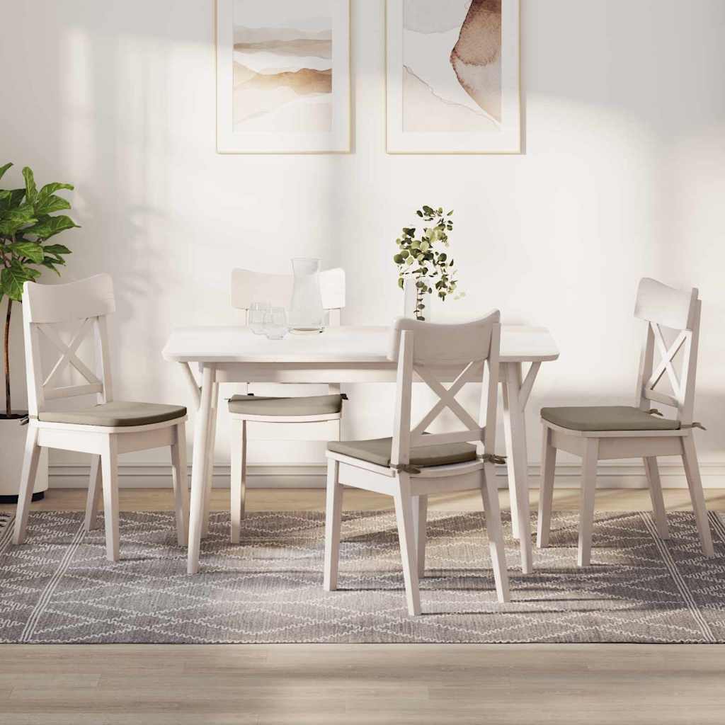 JUNG Vida Sitzkissen 4 pcs Taupe 40 x 40 x 3 cm Mikrofaserstoff
