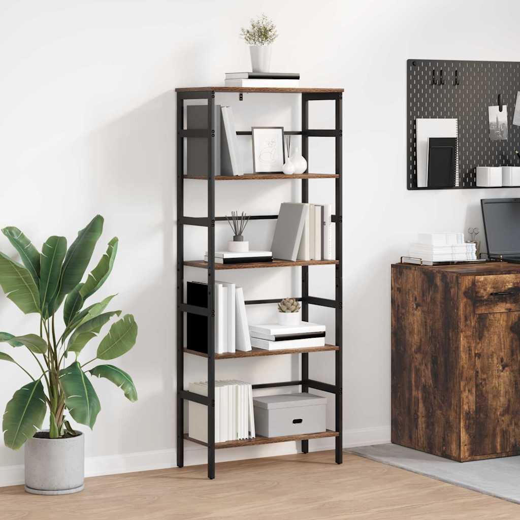JUNG Vida Bücherregal Geräucherte Eiche 60 x 29,5 x 149 cm Holzwerkstoff