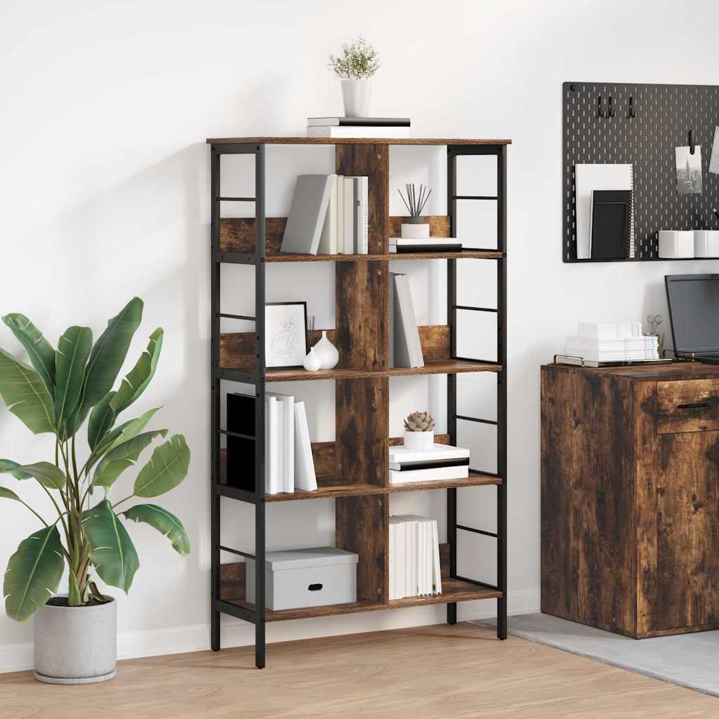 JUNG Vida Bücherregal Geräucherte Eiche 82 x 32 x 144,5 cm Holzwerkstoff