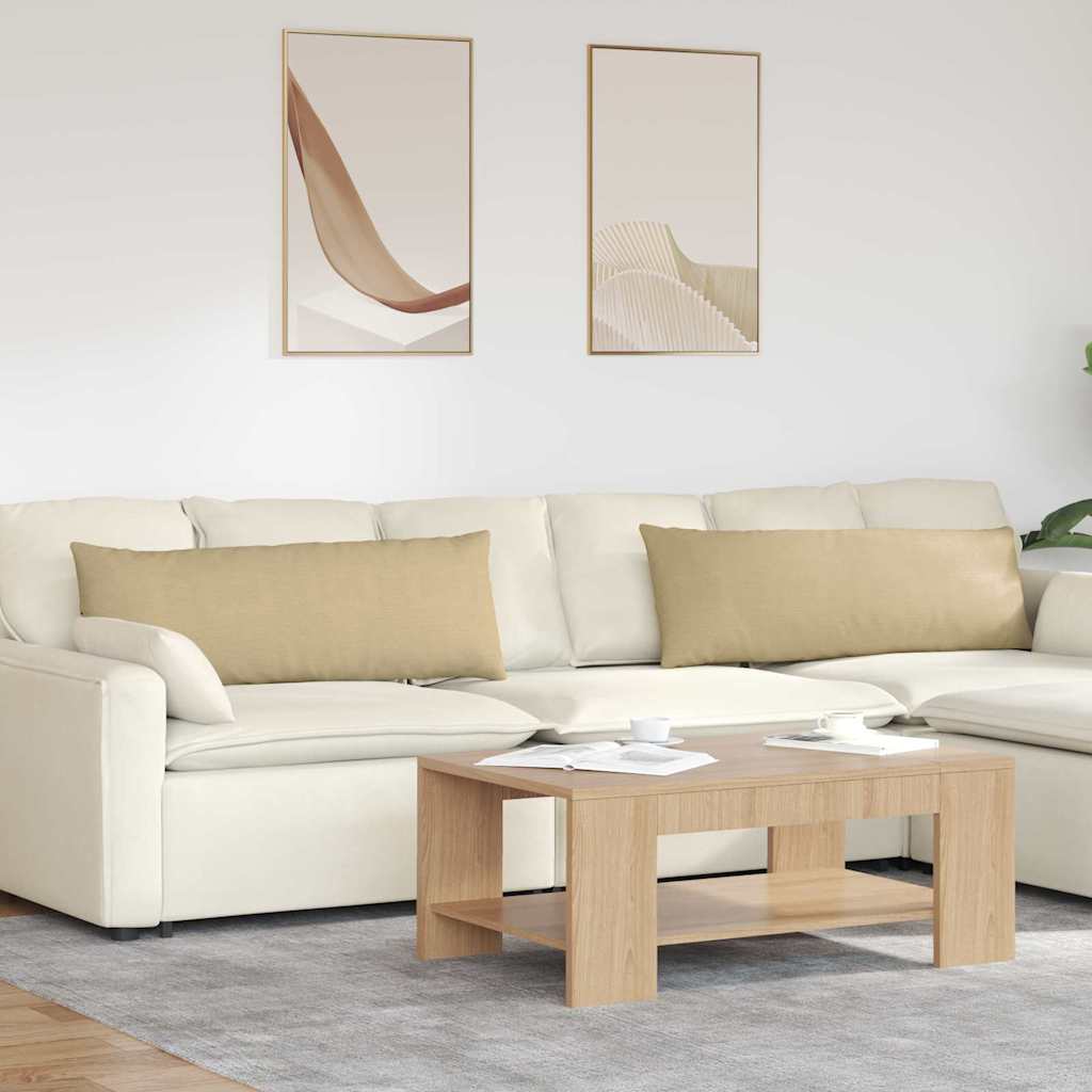 JUNG Vida Sofakissen 2 Stück Grau-Grün 120 x 40 cm Cordstoff