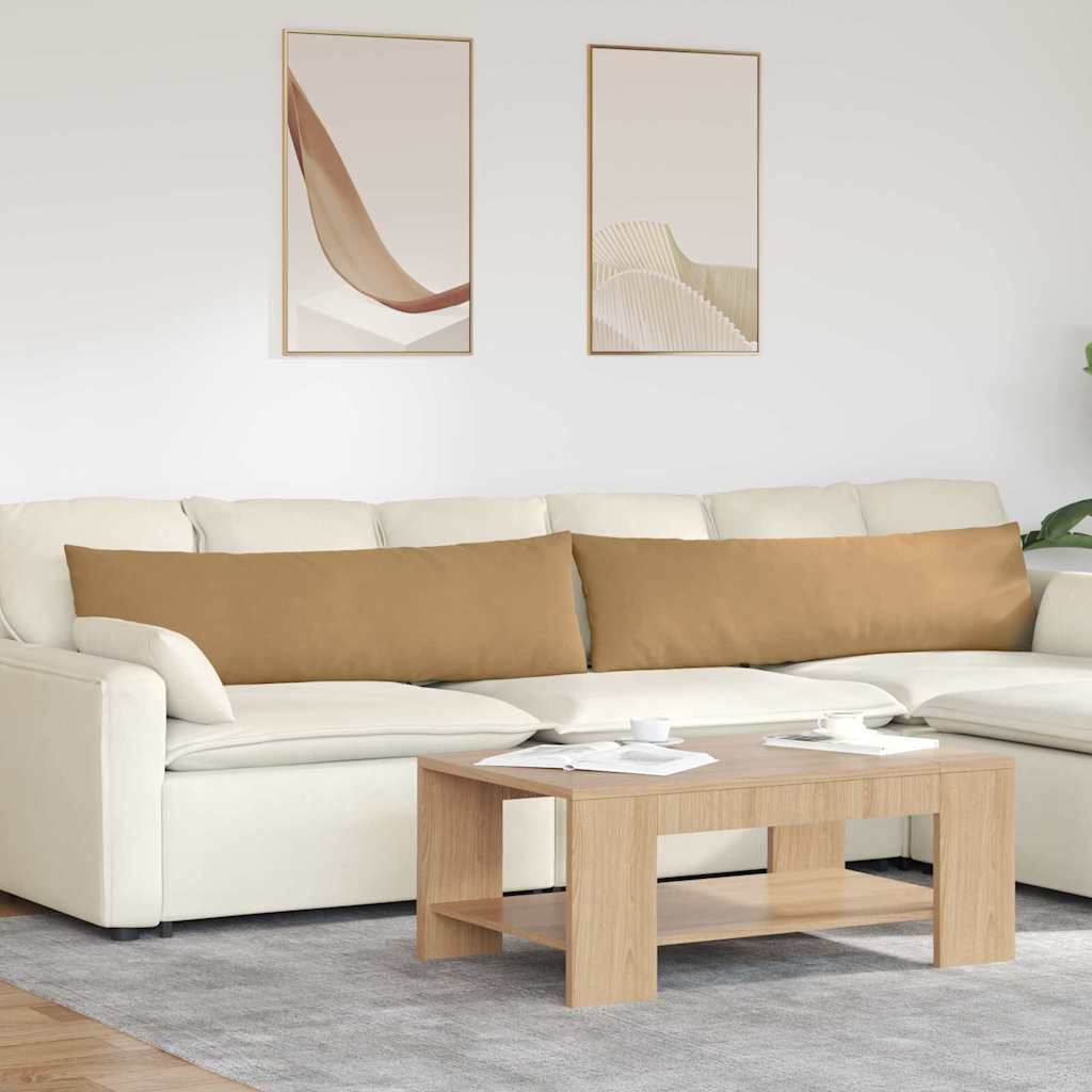 JUNG Vida Sofakissen 2 Stück Braun 145 x 40 cm Cordstoff