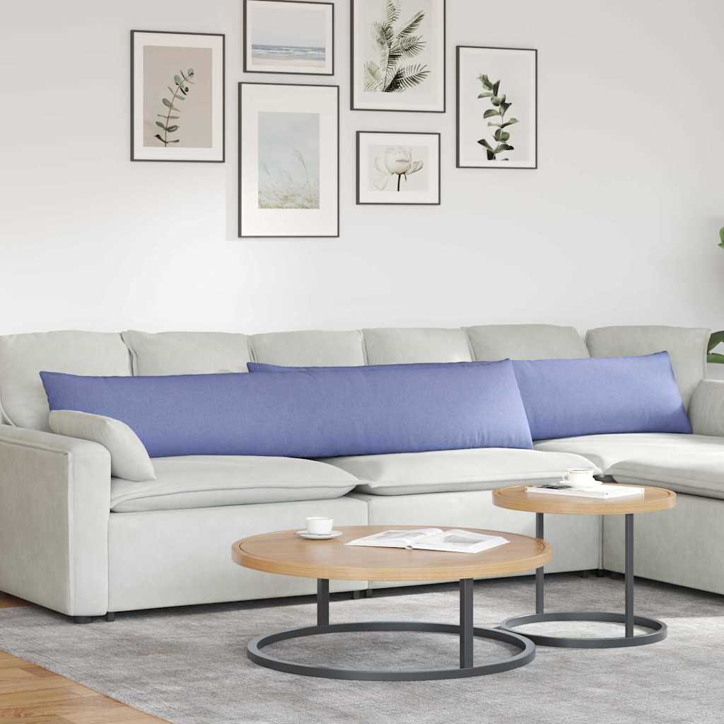 JUNG Vida Sofakissen 2 pcs Jeans blau 200 x 40 cm Stoff