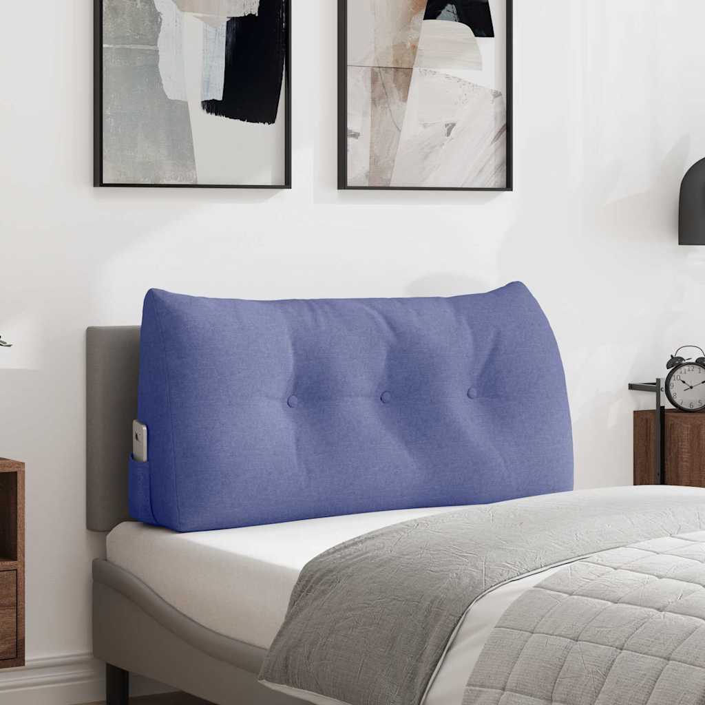 JUNG Vida Rücken Kissen Jeans blau 100 x 24 x 50 cm Stoff