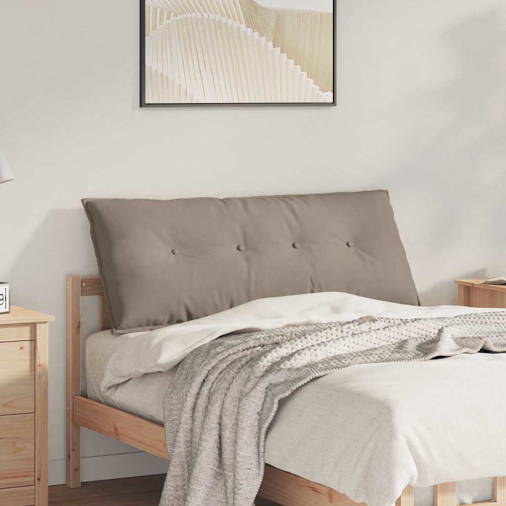JUNG Vida Rückenkissen Taupe 120 x 50 cm Mikrofaserstoff