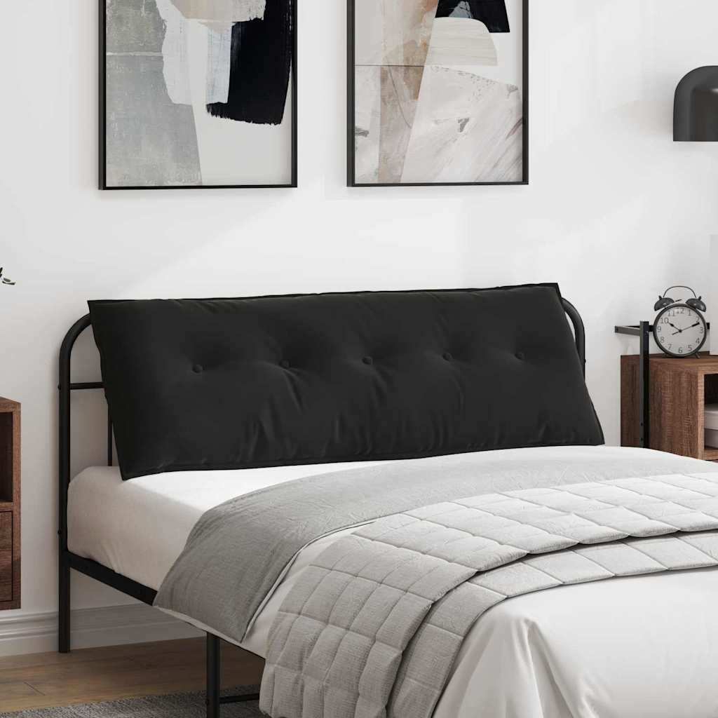 JUNG Vida Rückenkissen Schwarz 140 x 50 cm Cordstoff