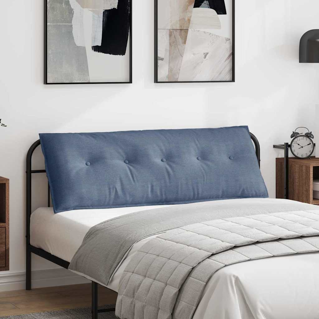 JUNG Vida Rückenkissen Blau 140 x 50 cm Cordstoff