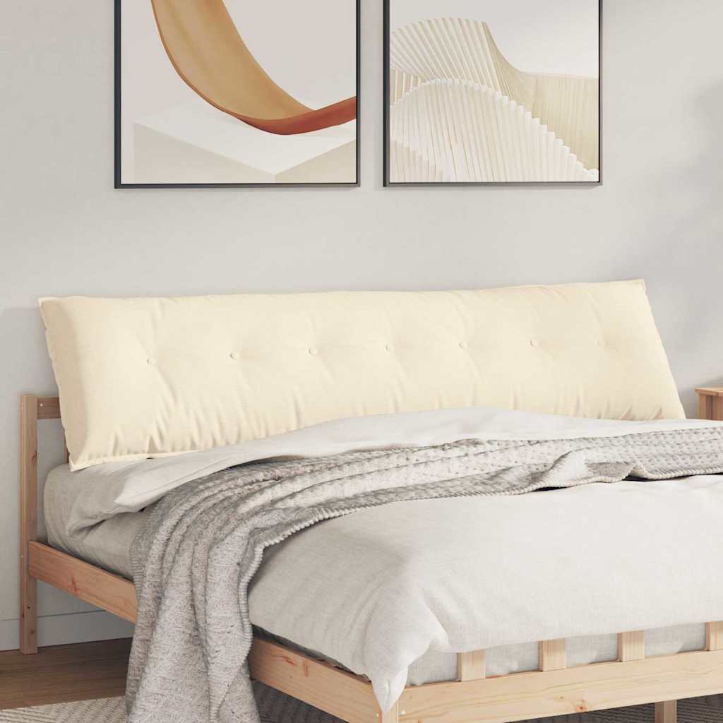 JUNG Vida Rückenkissen Creme 200 x 50 cm Cordstoff