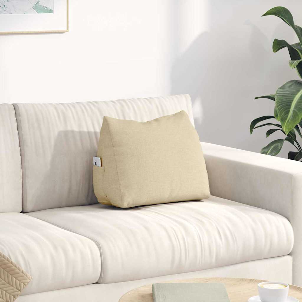JUNG Vida Rückenkissen Creme 45 x 20 x 35 cm Stoff