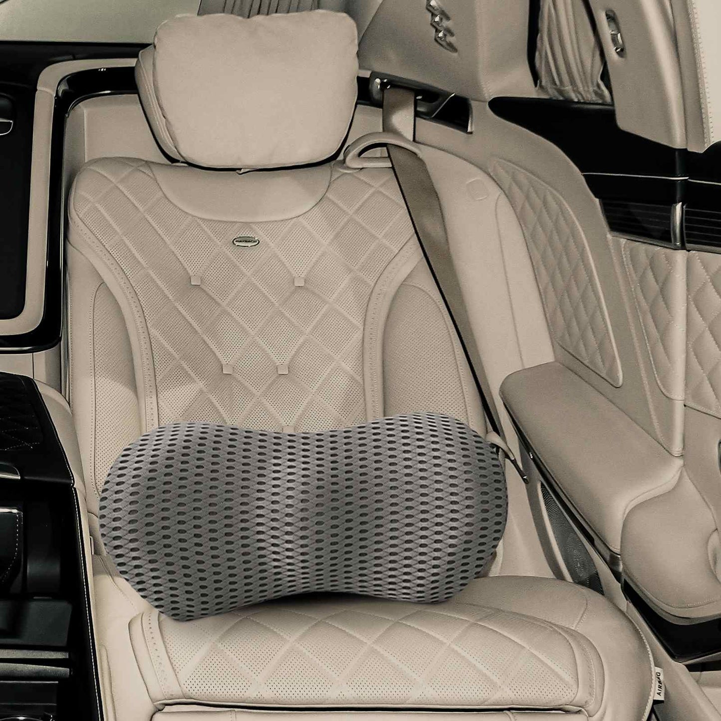 JUNG Vida Kopfkissen mit Kissen Grau 47 x 24 x 13 cm 4D Mesh