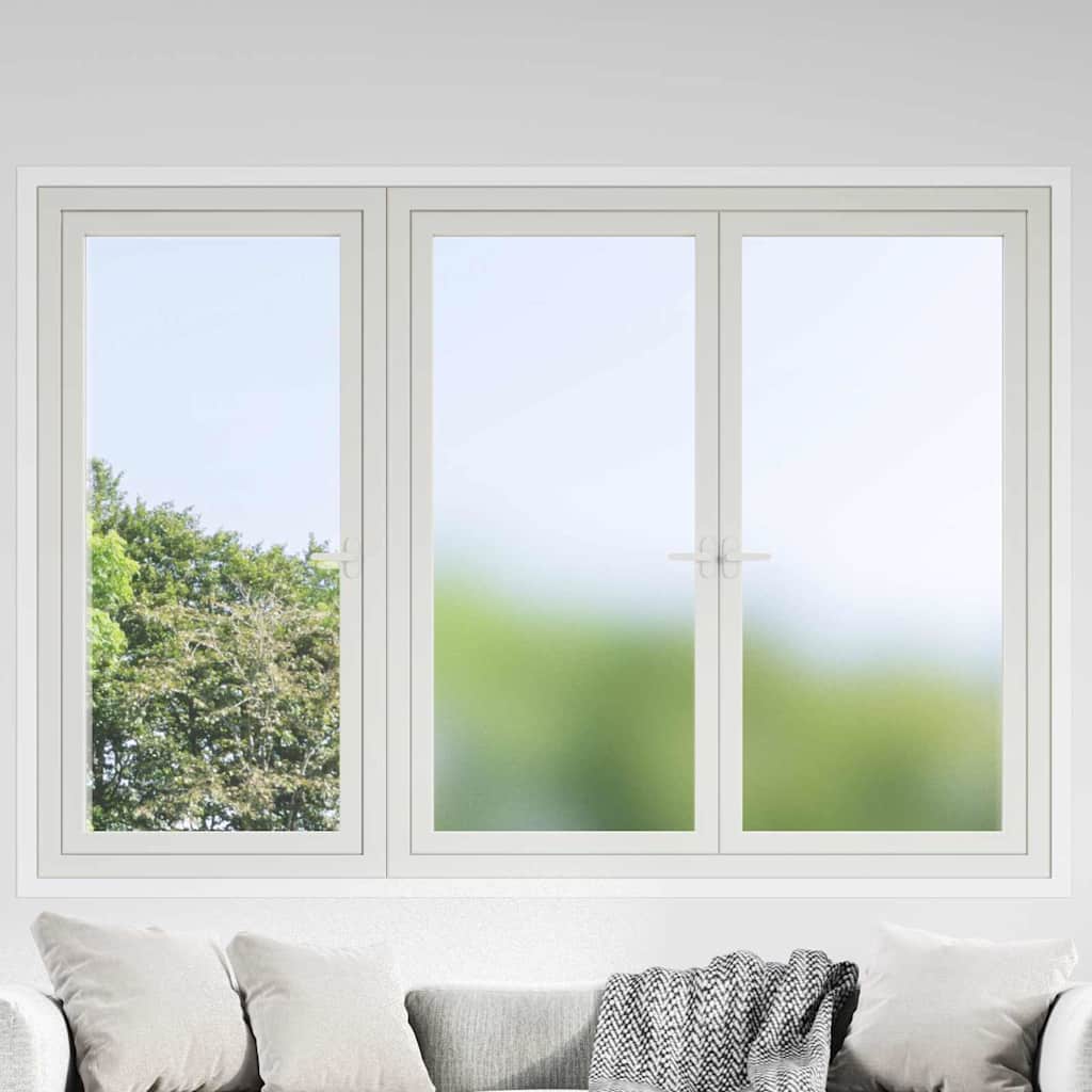 JUNG Vida Statisches Fensterfolie Frostiges Grau 60 x 500 cm PVC