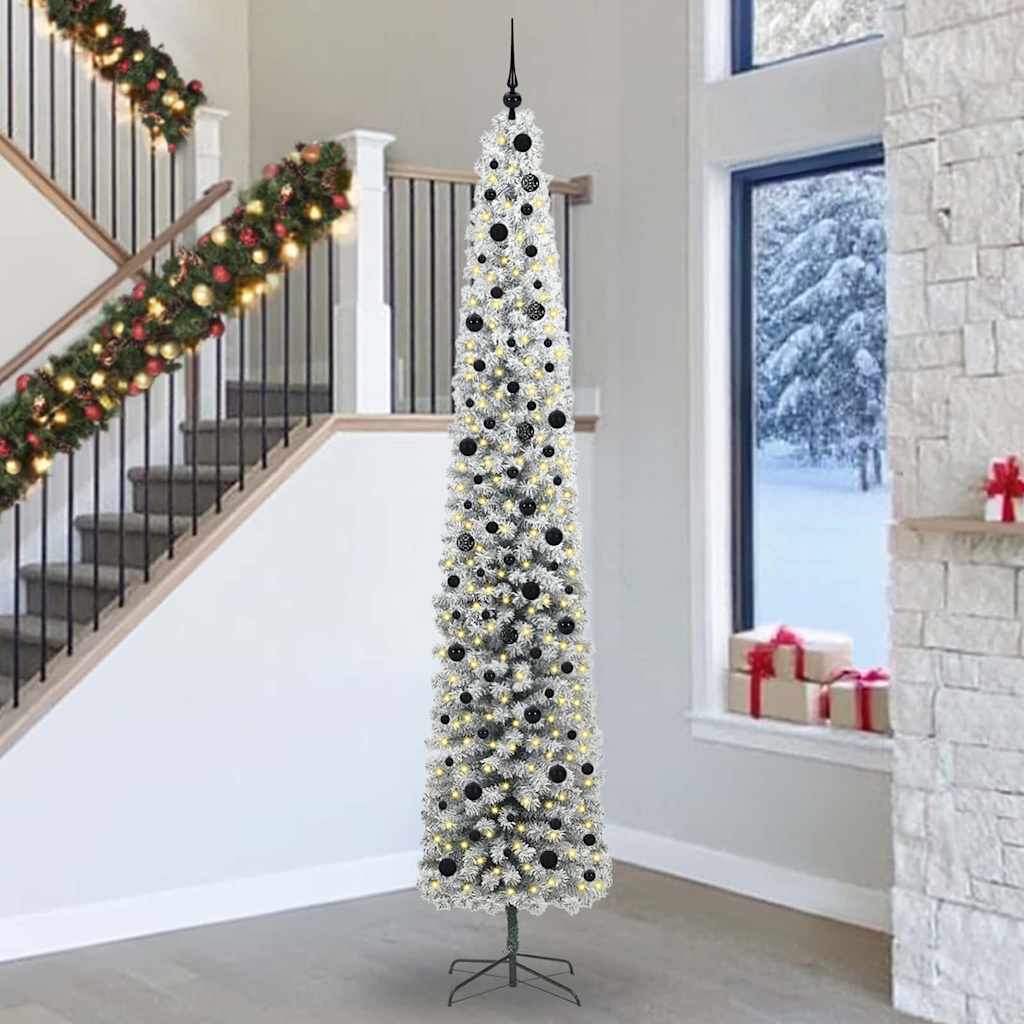 JUNG Vida Künstlicher Weihnachtsbaum mit 300 LEDs mit Ständer Grün 300 cm