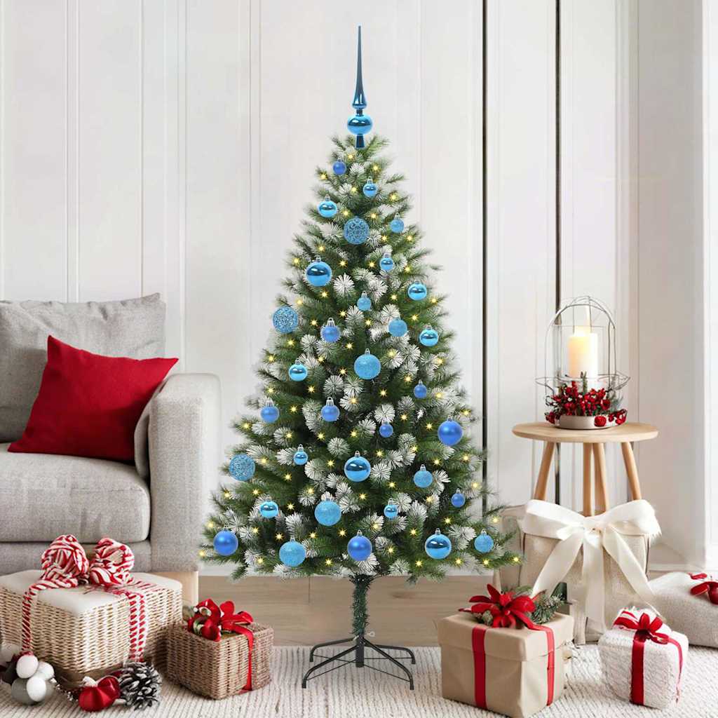 JUNG Vida Künstlicher schwenkbarer Weihnachtsbaum mit flockigem Schnee