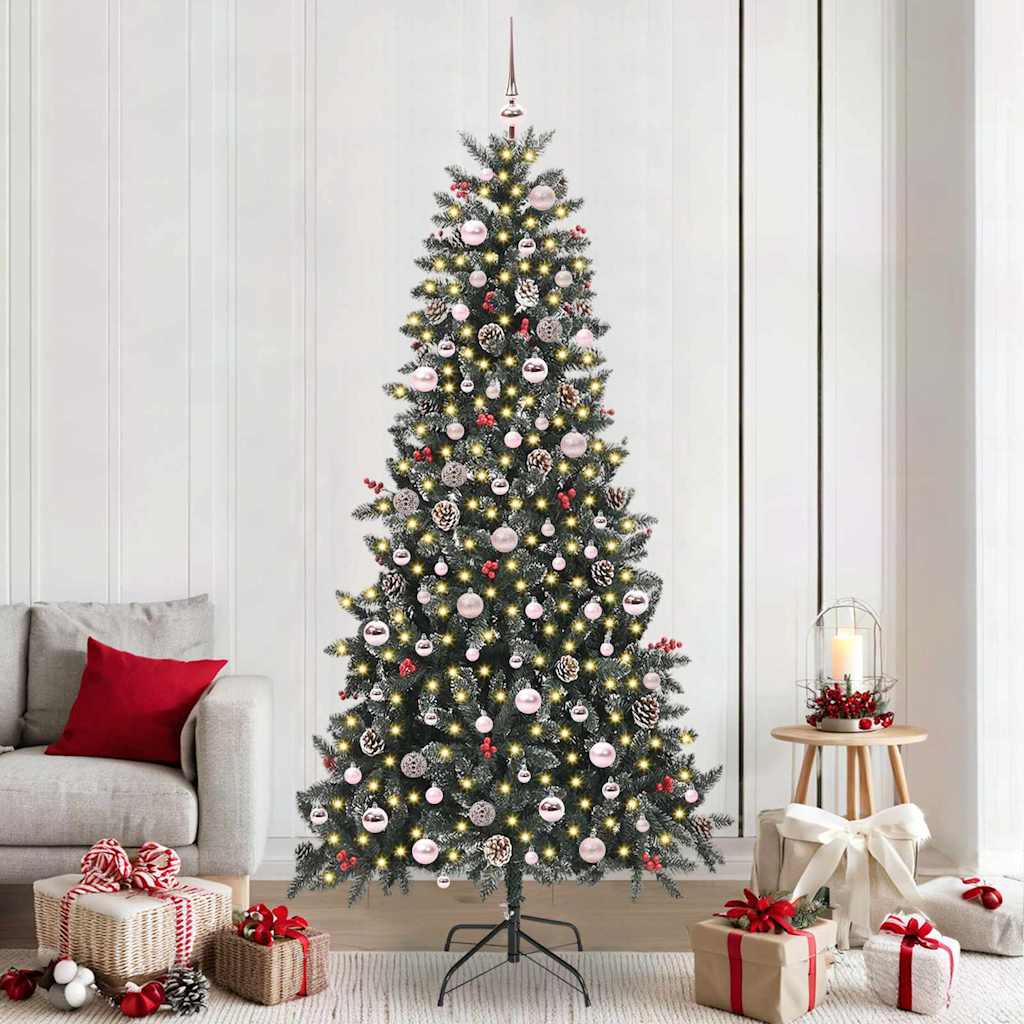 JUNG Vida Künstlicher Weihnachtsbaum Grün 240 cm PVC, Plastik und Stahl