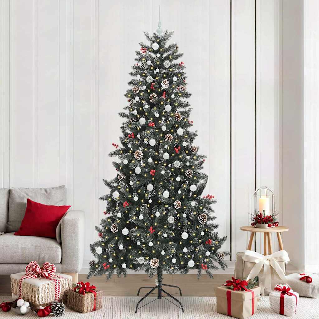 JUNG Vida Künstlicher Weihnachtsbaum Grün 240 cm PVC, Plastik und Stahl
