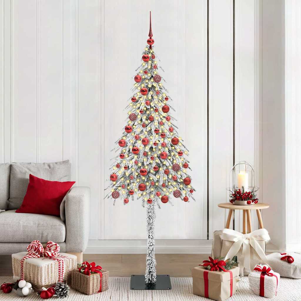 JUNG Vida Weihnachtsbaum mit 300 LEDs Weiß 180 cm PE und Stahl