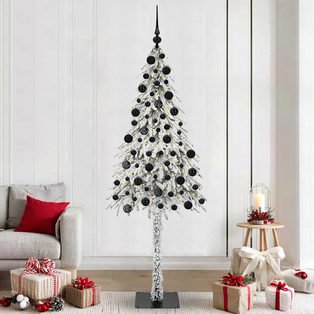 JUNG Vida Weihnachtsbaum mit 300 LEDs Weiß 210 cm PE und Stahl