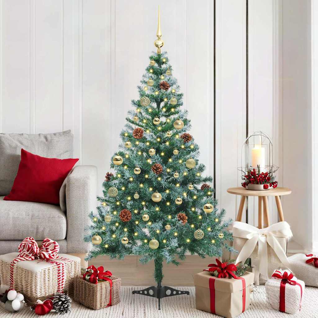 JUNG Vida Künstlicher Weihnachtsbaum Grün 150 cm PVC und Stahl