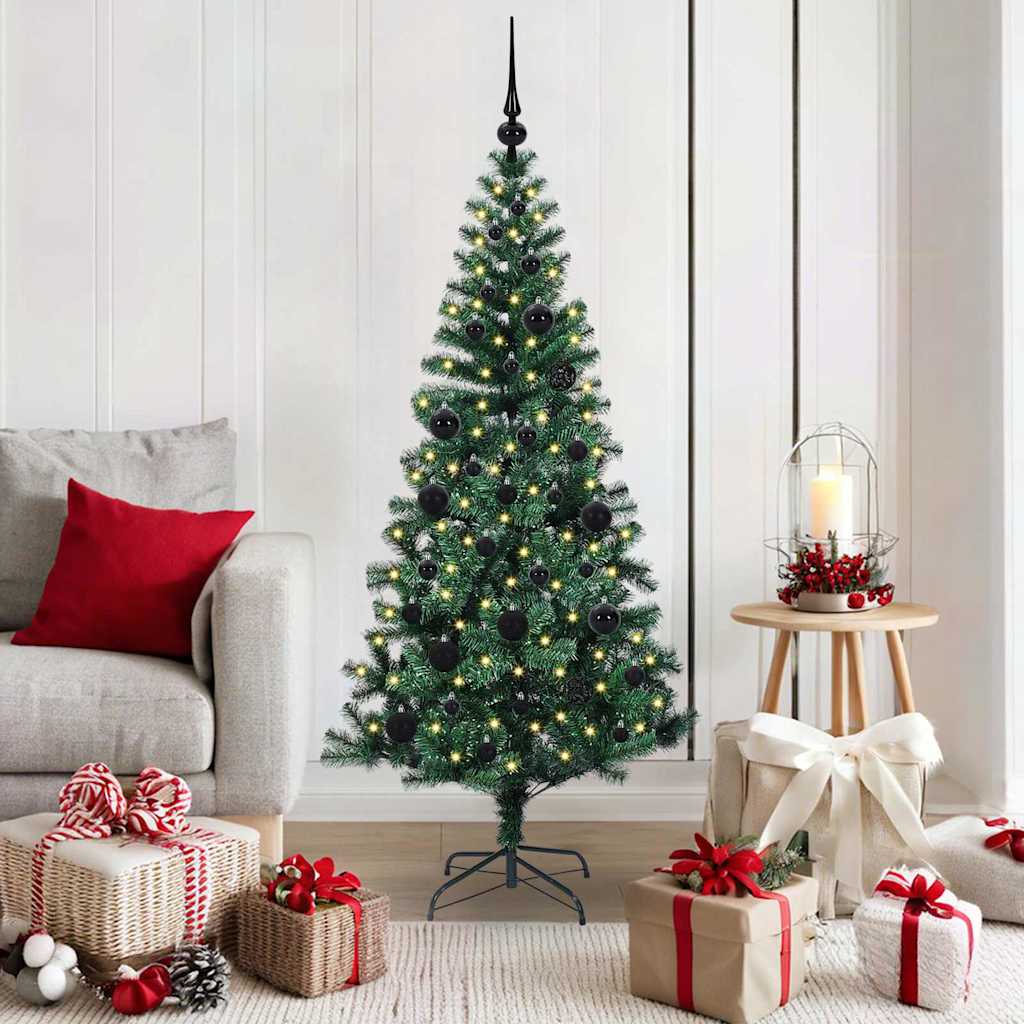 JUNG Vida Künstlicher vorbeleuchteter Weihnachtsbaum Grün 150 cm