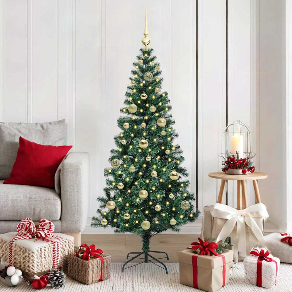 JUNG Vida Künstlicher vorbeleuchteter Weihnachtsbaum Grün 150 cm