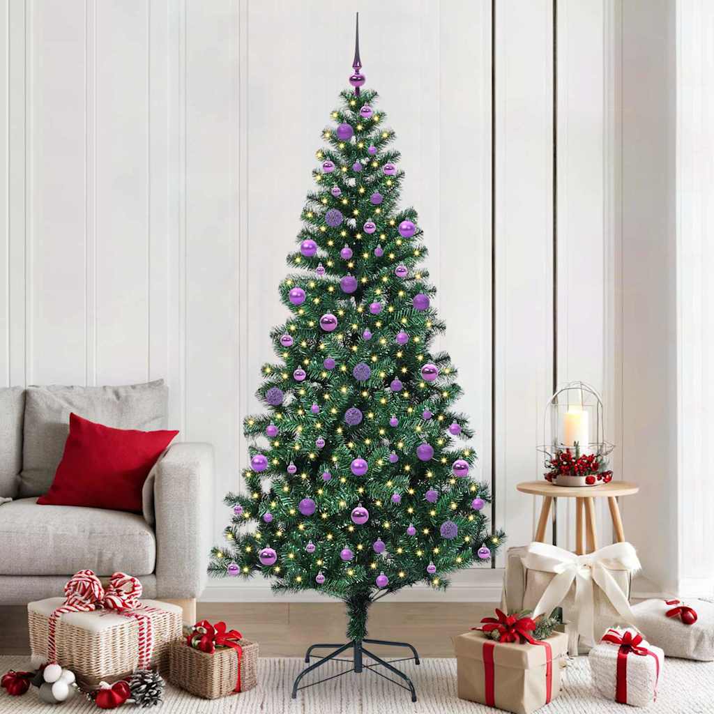 JUNG Vida Künstlicher vorbeleuchteter Weihnachtsbaum Grün 210 cm