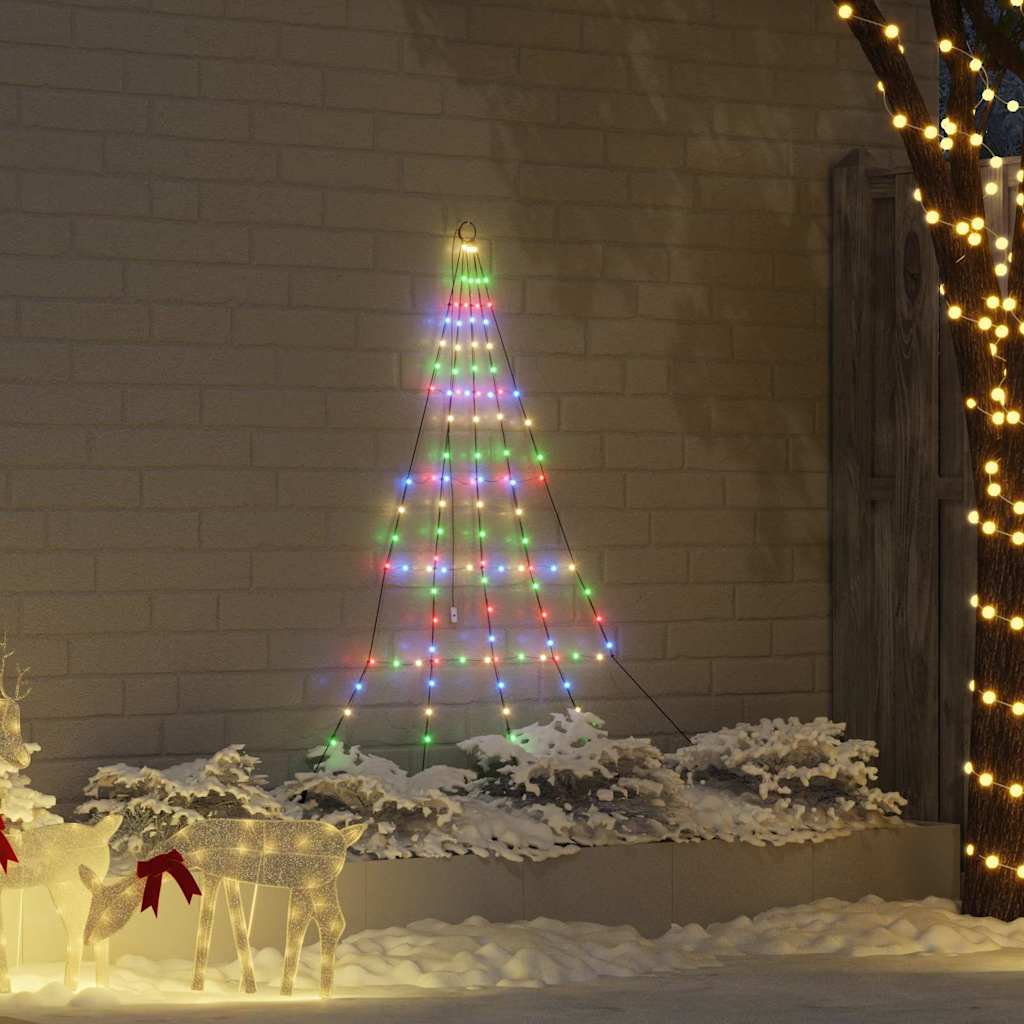 JUNG Vida LED Weihnachtsbaum mit Erdspießen Mehrfarbig 182 cm Metall