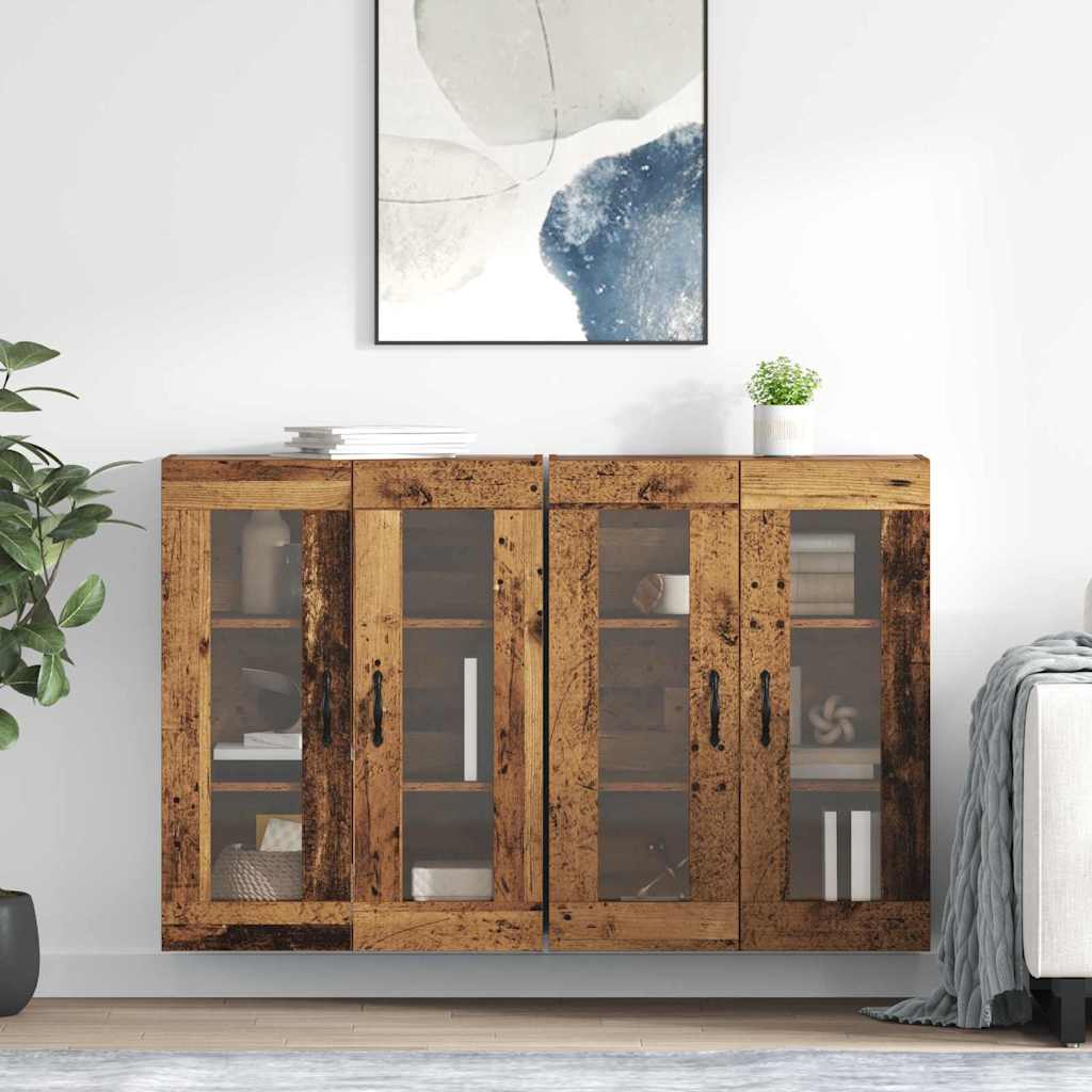 JUNG Vida Wandschränke 2 pcs Altholz 69,5 x 34 x 90 cm Holzwerkstoff