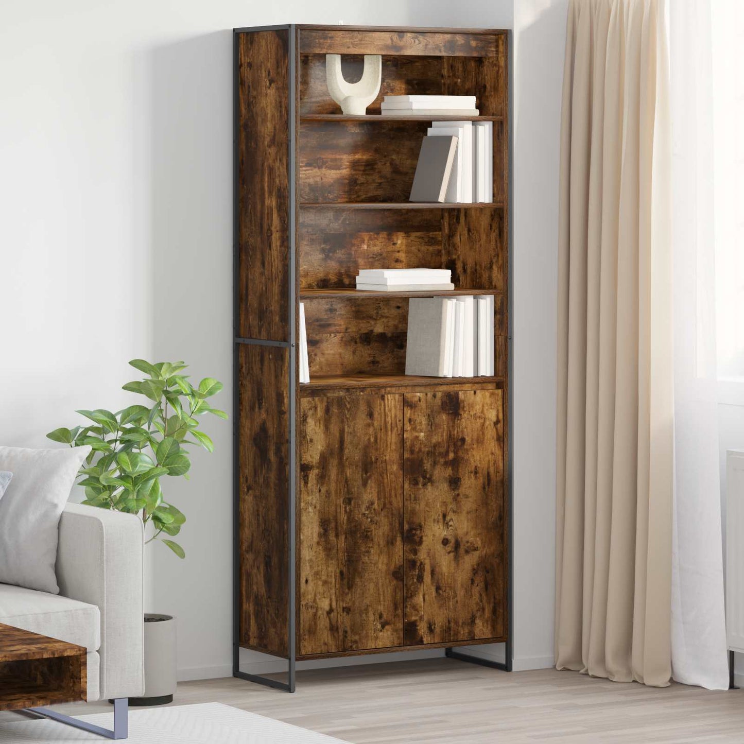 JUNG Vida Hohe Schränke 2 pcs Raucharbe 79 x 36 x 200 cm Holzwerkstoff