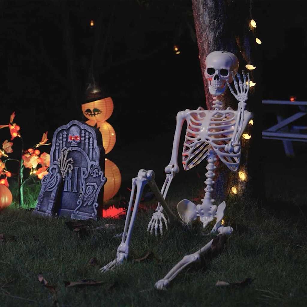JUNG Vida Halloween Skelett 2 pcs Weiß 85 cm Polypropylen