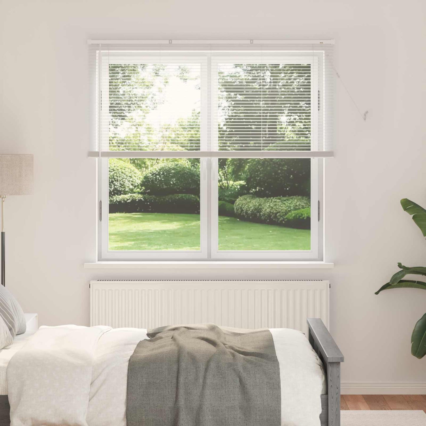 JUNG Vida Venetianer Jalousie Verstellbar Weiß 150 x 140 cm PVC