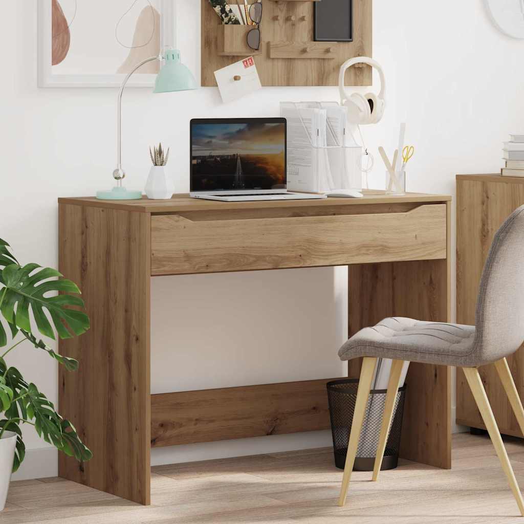 JUNG Vida Schreibtisch Artisan-Eiche 100 x 50 x 78 cm Holzwerkstoff