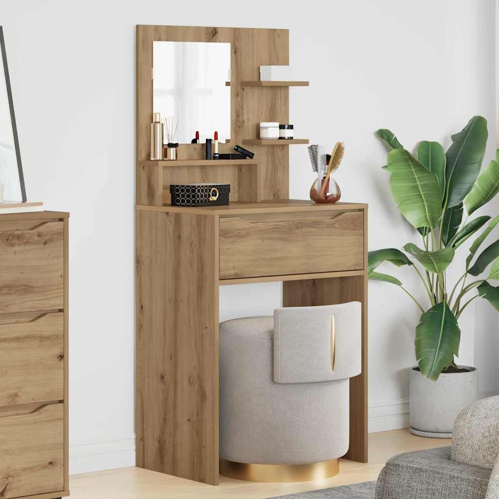 JUNG Vida Schlafzimmer-Frisiertische Artisan-Eiche 80 x 39,6 x 135 cm