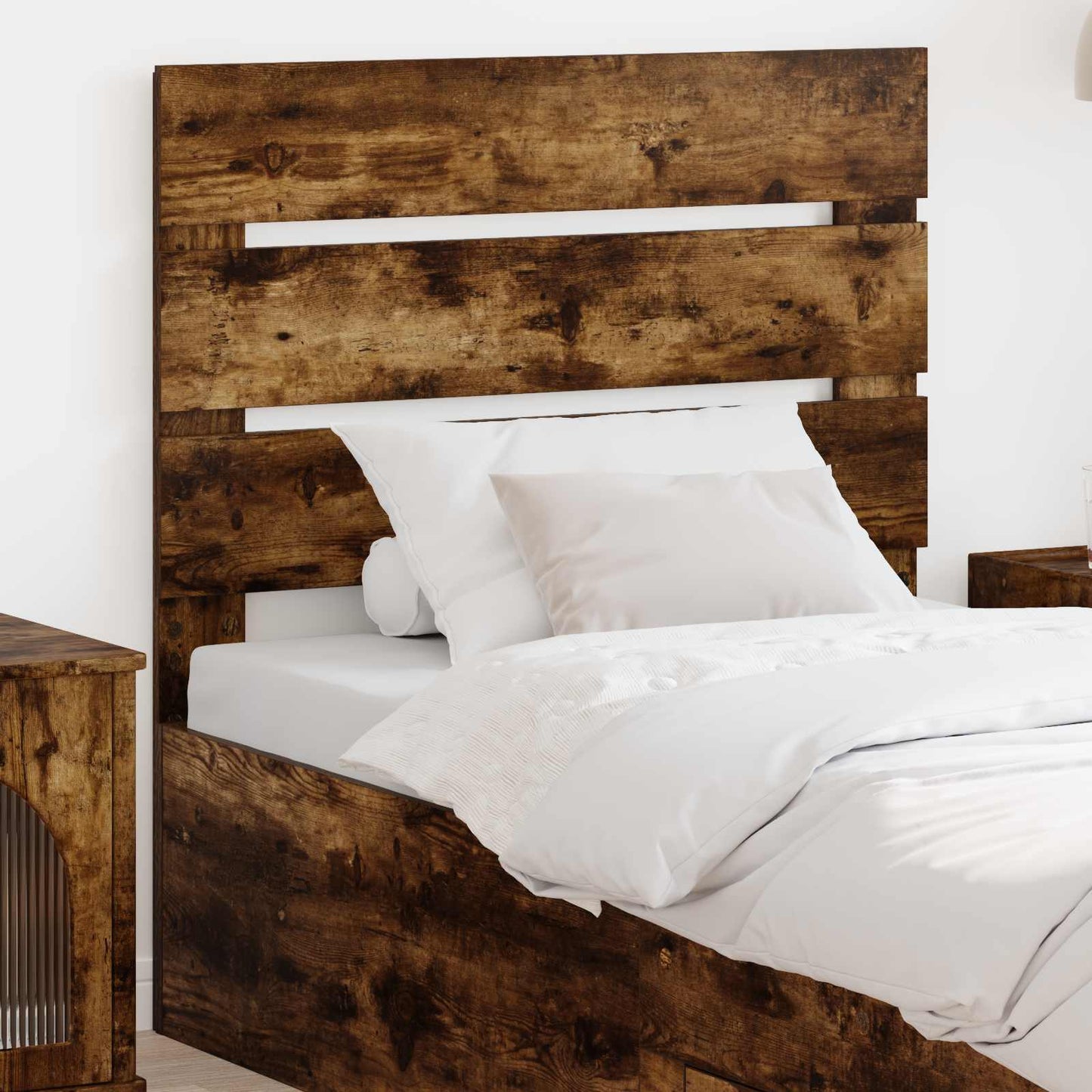 JUNG Vida Kopfteil mit Kopfteil Geräucherte Eiche 75 cm Holzwerkstoff