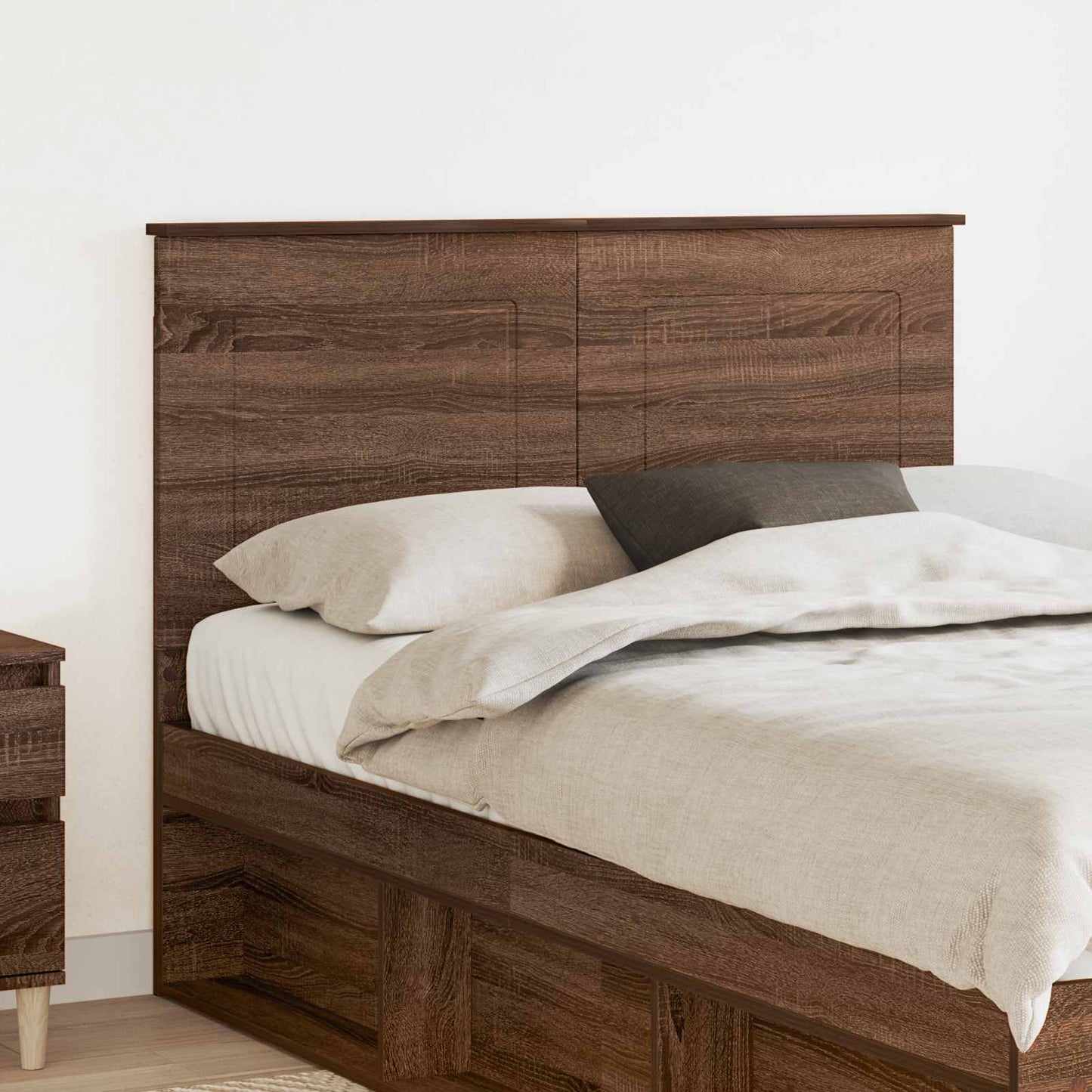 JUNG Vida Kopfteil mit Kopfteil Braun Eichen-Optik 135 cm Holzwerkstoff