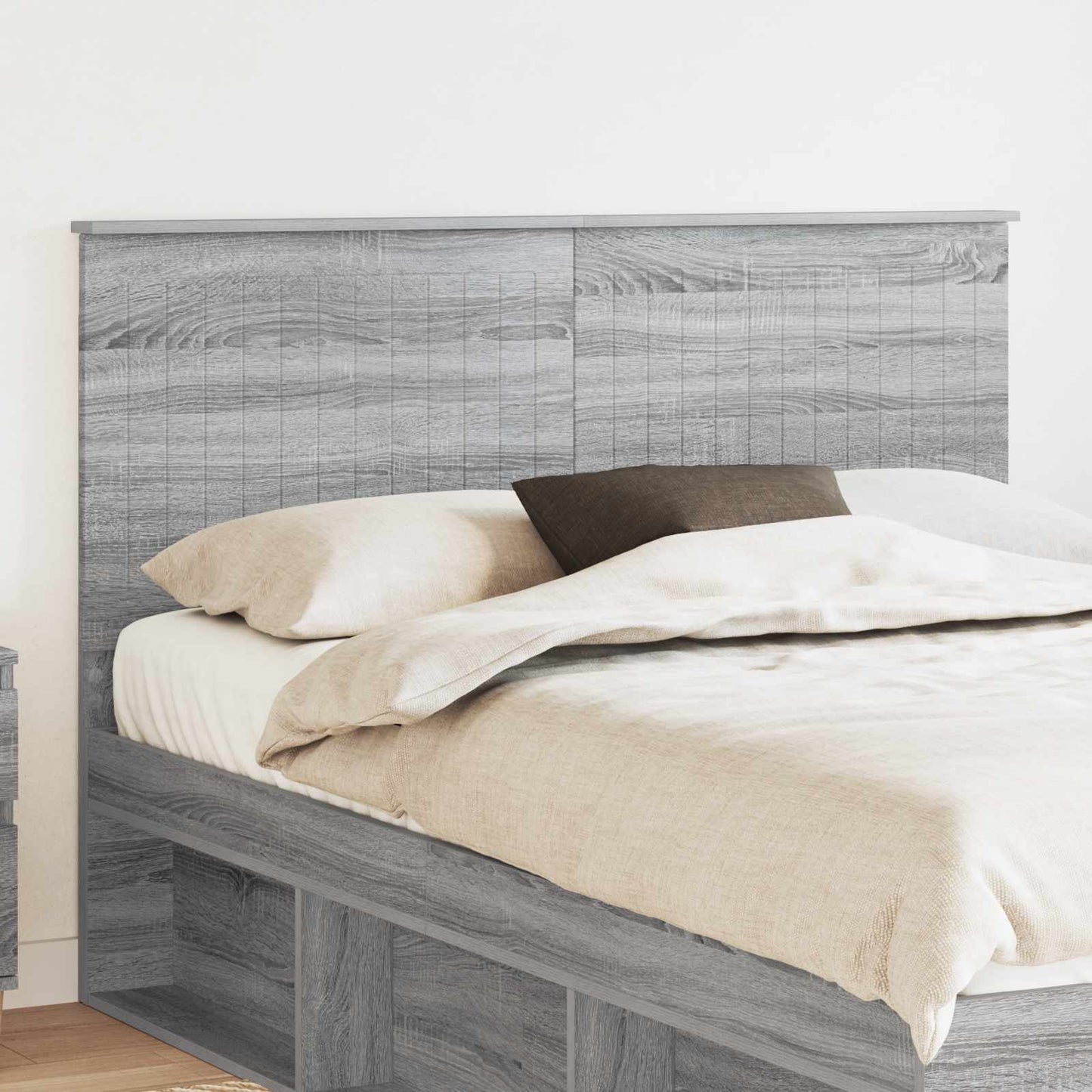 JUNG Vida Kopfteil mit Kopfteil Graues Sonoma 140 cm Holzwerkstoff